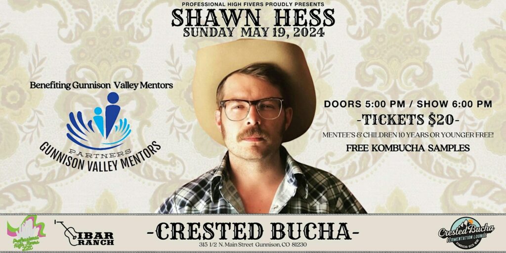 An Evening with Shawn Hess at Crested Bucha